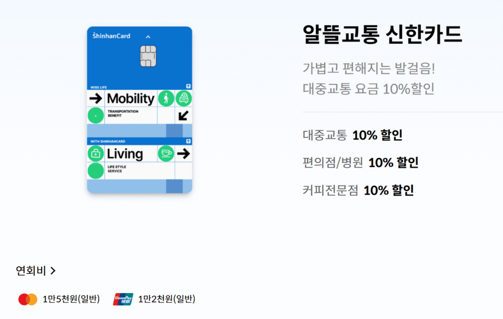 신한 알뜰교통카드 설명