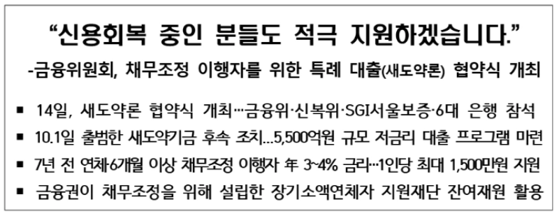 새도약론 보도자료 중 일부