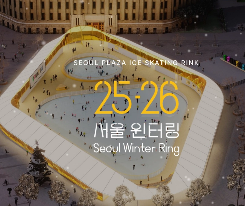 서울광장 스케이트장 사진